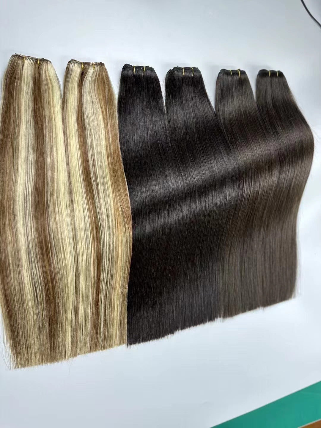 Machine weft hair extension