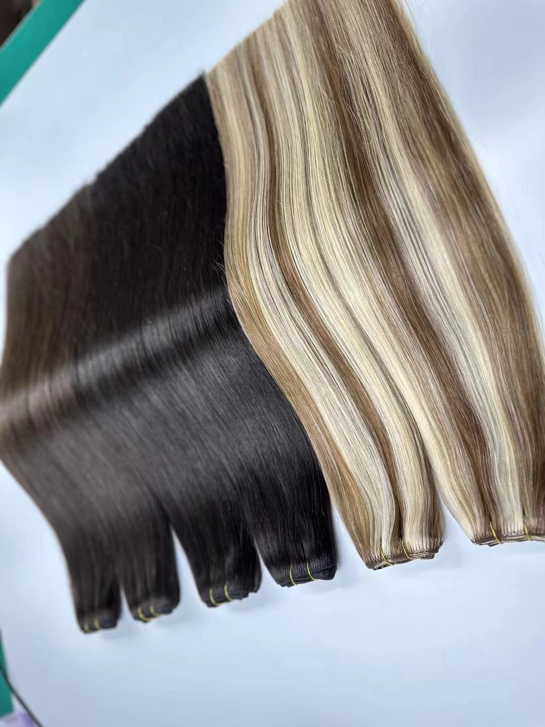 Machine weft hair extension